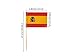 JBCD Spain Toothpick Flag Spanish Mini Small Cupcake Topper Flags, 100pcs