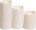Luminara Outdoor Flameless Candle: Plastic Finish, Unscented Moving Flame Candle with Timer (5