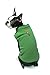 Gooby - Fleece Vest, Small Dog Pullover Fleece Jacket with Leash Ring, Green, X-Large