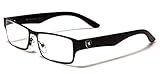Khan Men's Rectangle Fashion Reading Glasses