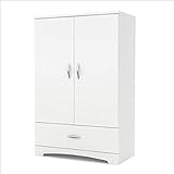 MyEasyShopping White Clothes Storage Wardrobe