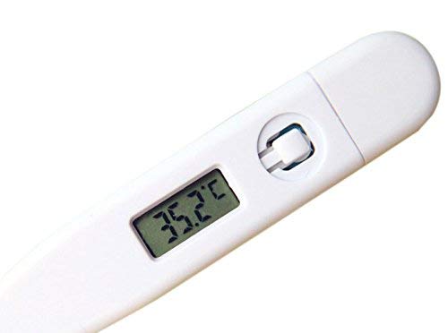 Lanceasy Digitales Thermometer, mit LCD-Display für Babys, Kinder, Erwachsene, Körpertemperatur