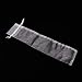 Bezall 50Pcs Organza Hand Fan Bags, 2x10 Inches White Folding Fan Drawstring Bag Hand Fan Decorative Pouch Party Wedding Favor Gift Bags
