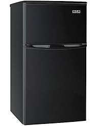 RCA RFR835-Black 3.2 Cubc Foot 2 Door Fridge and Freezer, Black