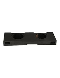 Q de potencia 2 Agujero 2007   2013 gm Chevy Crew Cab 12" portado Caja de subwoofer   qbgmc07212
