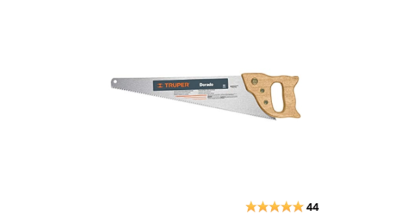 Amazon.com: Serrucho de mano 22 'Dorado, 7 DPP : Herramientas y Mejoras del  Hogar