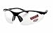 Calabria 91348 Anti Fog Bifocal Reading Safety Glasses Readers +1.50 Clear Men Women Wrap Around Eye Protection Shatterproof