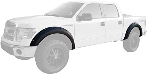 Monkey Autosports Large Bolt-On Style Fender Flares Compatible with 2009-2014 Ford F150. Set of 4