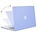 MOSISO Case Only Compatible MacBook Pro (W/O USB-C) Retina 13 Inch (A1502/A1425)(W/O CD-ROM) Release 2015/2014/2013/end 2012 Plastic Hard Shell & Keyboard Cover & Screen Protector, Serenity Blue