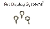 ADS 216-1/2 ZP Screw Eye - 50 Pack by ART DISPLAY SYSTEMS