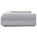 Furhaven Pillow Dog Bed for Large/Medium Dogs w/ Removable Bolsters & Washable Cover - Plush & Suede Sofa - Gray, Large