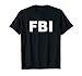 FBI Shirt Halloween Costume Federal Law Enforcement