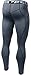 TSLA Men's Compression Pants - Cool Dry Athletic Sports Workout Running Tights Leggings Baselayer, Compression Zero Pants Grey, Large