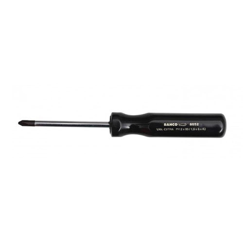 Bahco 8052 Reversible Blade Screwdriver, Black,