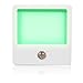 Maxxima Green Glow LED Night Light with Dusk to Dawn Sensor (Pack of 2)