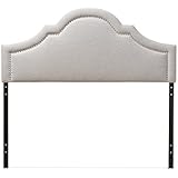 Baxton Studio Rita Kids Twin Headboard in Grayish Beige