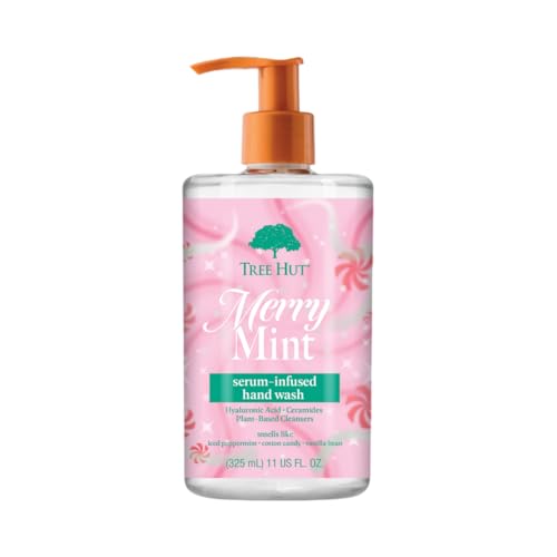 Tree Hut Serum Infused Hand Wash, Merry Mint, 11 Fl Oz 311EQ2SMszL