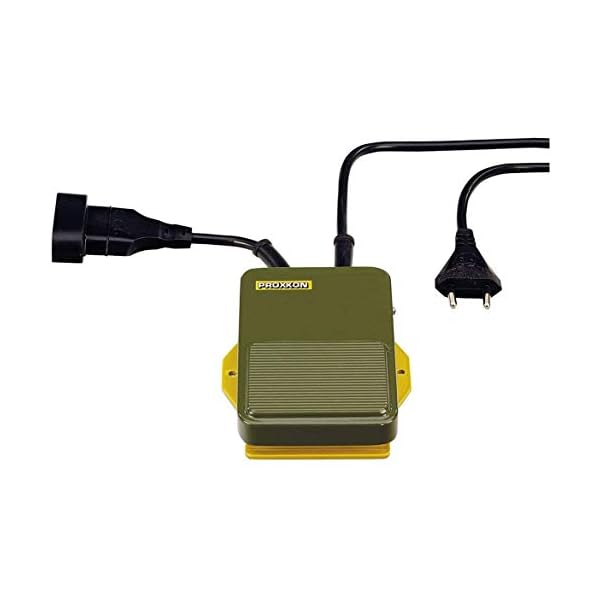 Proxxon 28700 FuÃschalter FS fÃ¼r Ein / Aus Betrieb mit Eurostecker (Schutzklasse 2) fÃ¼r GerÃ¤te mit max. 500 Watt Leistung