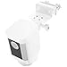 Gutter Mount for Ring Stick Up Cam Battery - More Flexible for Wider View Extra Flexibility, No Wall Damage(White,1 Pack) primary
