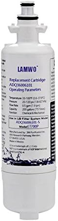 1 Pack LT700P Replacement 200 Gallon Capacity Refrigerator Water Filter ADQ36006101