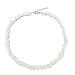 Hawaiian Puka Chip Shells Necklace, Tuscom White Conch Clam Chips Puka Shell Necklace Boho Seashell Choker Necklace for Women Sea Shell Necklace Statement Collar Necklace Beach Jewelry (14