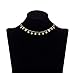 Zealmer Women Gold Plated Disc Pendant Necklace