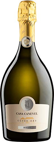 Casa Canevel Cuvée Oro Spumante brut Prosecco Schaumwein Italien I Versanel Paket (12 x 0,75l)