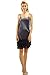 [Shop Lev] Women's Satin Full Slip with Sheer Ruffles