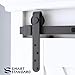 SMARTSTANDARD 8FT Mini Sliding Barn Door Hardware Track Kit -Super Smoothly and Quietly -Used for Double Opening Cabinet, TV Stand, Closet, Window -Fit 24