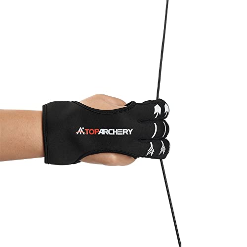 TOPARCHERY Archery Glove Three Finger Guard - Shooting Gloves Finger Tab at Amazon