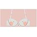 KissBobo Women's Bra Inserts Silicone Breast Enhancer Shaper Push up Bra Pads(Triangle,Clear )