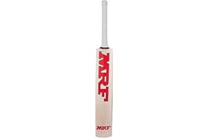 MRF Virat Kohli Addition Sports Wooden Cricket Bat Willow for Tennis, Rubber Ball (6 Number, Kashmiri)