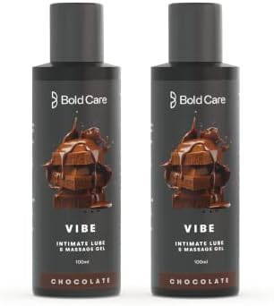 Bold Care Vibe - Natural Personal Lubricant for Men and Women - Water Based  Lube - Skin Friendly, Silicone and Paraben Free - No Side Effects - 100 ml  (Premium Chocolate Pack