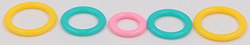 Stitch Markers for Crocheting - LeBeila Plastic Knitting Markers Rings Smooth Crochet Stitch Marker Ring Assorted Knitting Counters Needle Clip Small, Medium & Large (120, Mixed)