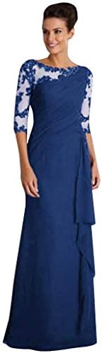 Dress, Women Lace Long Formal Evening Party Dresses Cocktail Prom Gowns Maxi Chiffon
