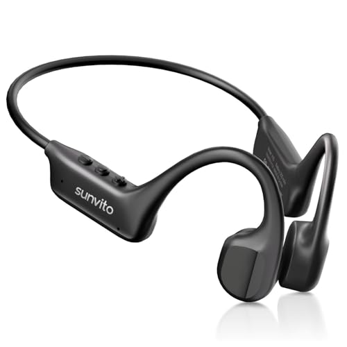 sunvito Bone Conduction Headphones Black