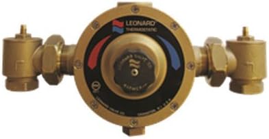 LEONARD VALVE LV-983 Thermostatic Mixing Valve, Single, 1-1/4"