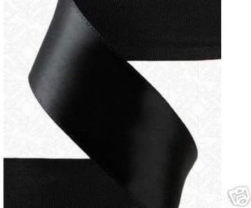 5/8" By 100yd Double Face Satin Ribbon-BLACK