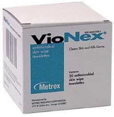 Vionex Antiseptic Towelette Box/50