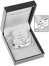 Equilibrium Silver Plated Christening Bangle Baby Newborn Jewelry 6780 view 4