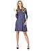Milkuu Women's Solid Color Long Sleeve Casual Dress (Tag Size larger than US Size)