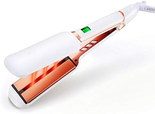 Ultrasonic Infrared Hair Care Iron, Negative Ions Hair Straightener Curly Straight Hair Double Use Plywood Electric MCH Heating Hairdressing Tools