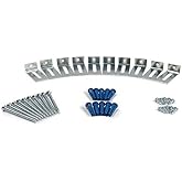 Whiteboard Installation Hardware Kit, Heavy Duty, Hangs up to an 8 Foot Dry Erase or Chalkboards for Boards up to 1/4" Thick
