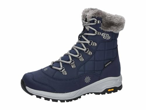 Brütting Himalaya, Botas de Invierno Mujer, Azul, Gris, 36 EU