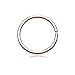 Inspiration Dezigns 18G Rose Gold PVD Basic Steel 8mm Bendable Nose Hoop