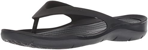 Crocs Swiftwater Flip W, Womens Flip-Flop, Black/Black 39/40 EU price in  UAE | Amazon UAE | kanbkam