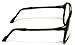 Oversized Clear Lens Eyeglasses Aviator Evidence Square Black Frame