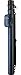 Casemaster Q-Vault Supreme Billiard/Pool Cue Hard Case, Holds 1 Complete 2-Piece Cue (1 Butt/1 Shaft), Blue