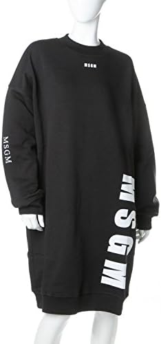 Amazon エムエスジーエム Msgm スウェットワンピース ブラック レディース 41mda69 並行輸入品 S ブラック ワンピース チュニック 通販