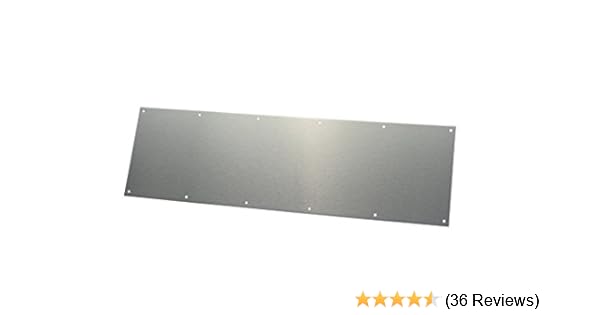 Rockwood K1050 Rectangular Kick Plate Stainless Steel With Satin